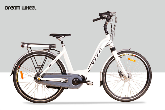 Κίνα 26 αστικό Ε ίντσας πλαίσιο Shimano Derailleur αργιλίου ποδηλάτων 250W 48V κοριτσιών προμηθευτής